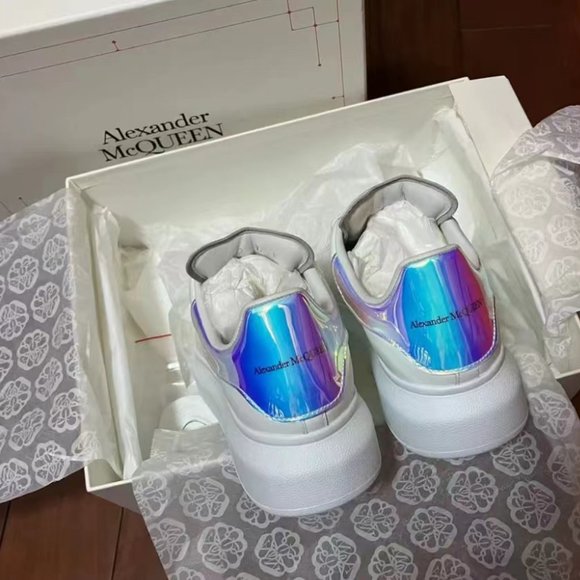 Alexander McQueen white oversized sneakers